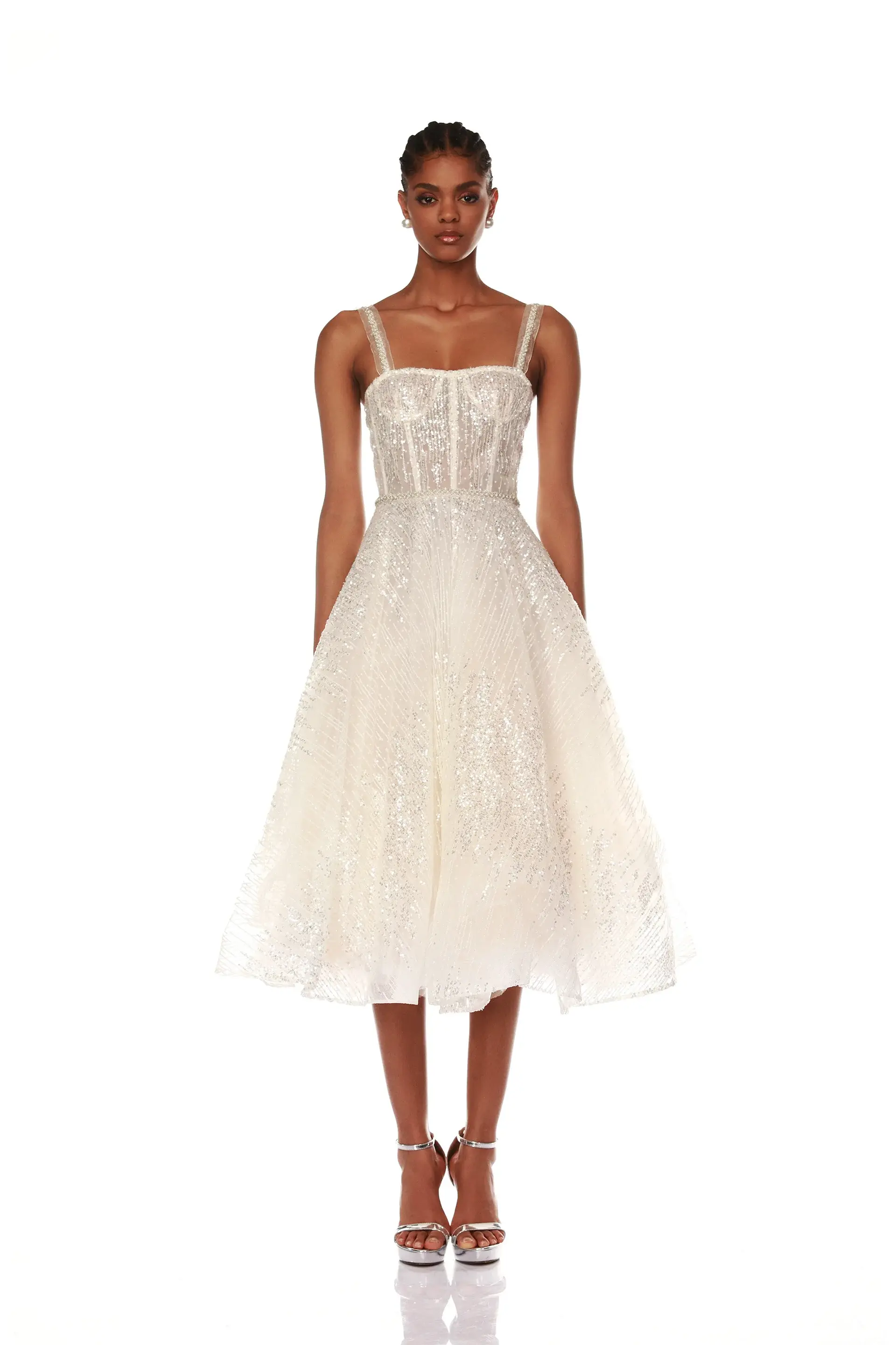 Bronx and Banco Mademoiselle Bridal Midi Dress