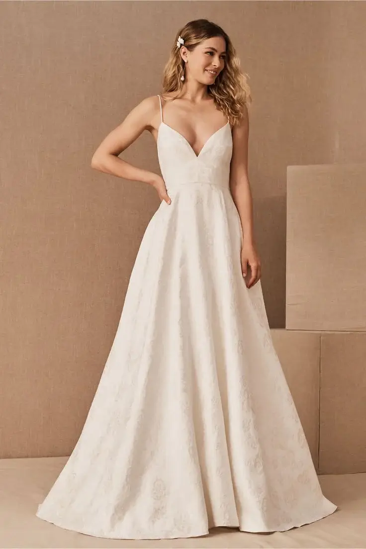 逆輸入 Sachin & 27 | Gown Wedding Jacquard V-Neck Penny Babi シャツ/ブラウス(半袖/袖なし)