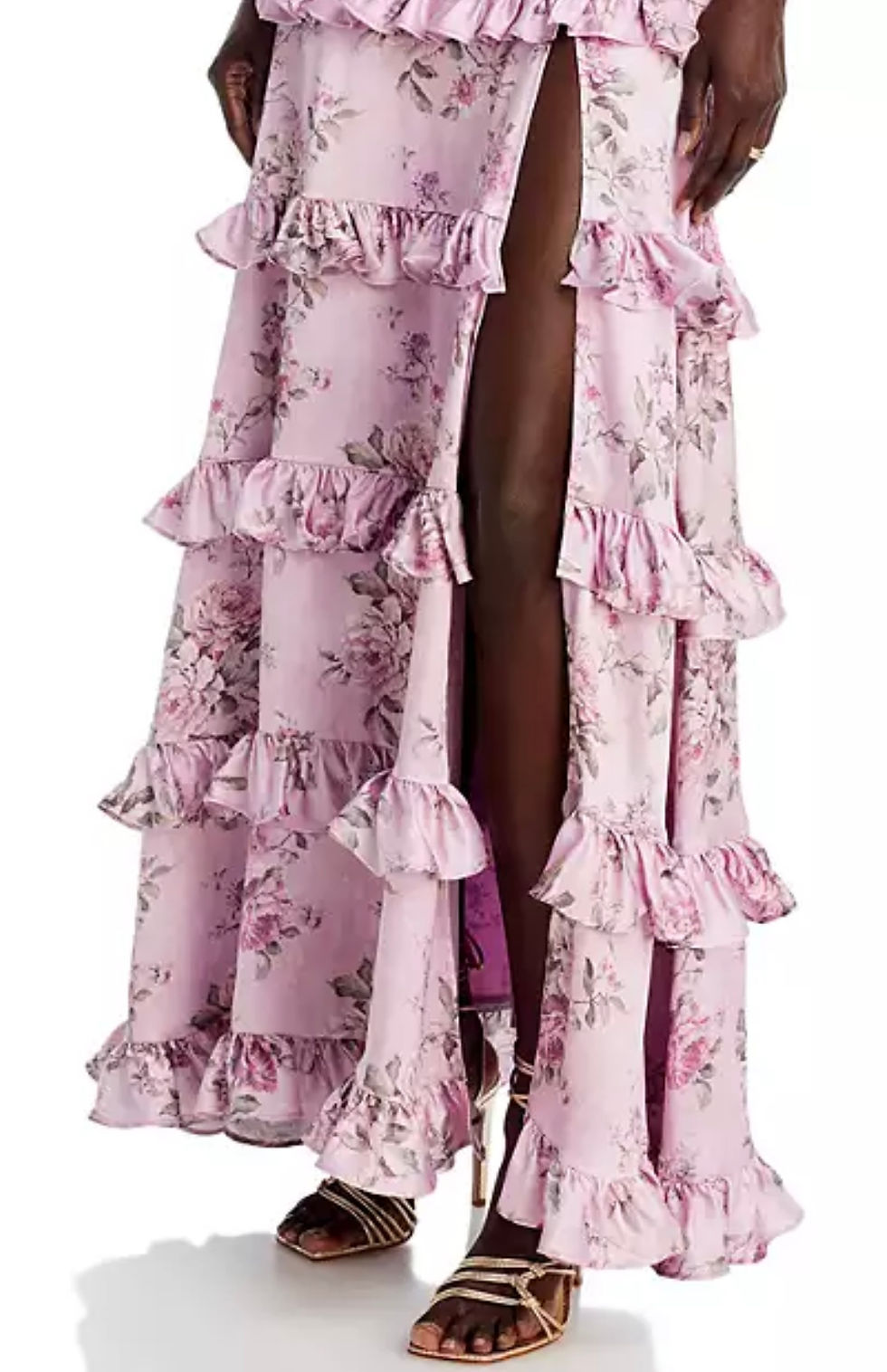 Thumbnail: V. Chapman Lisianthus Dress in Lilac Tapestry Rose