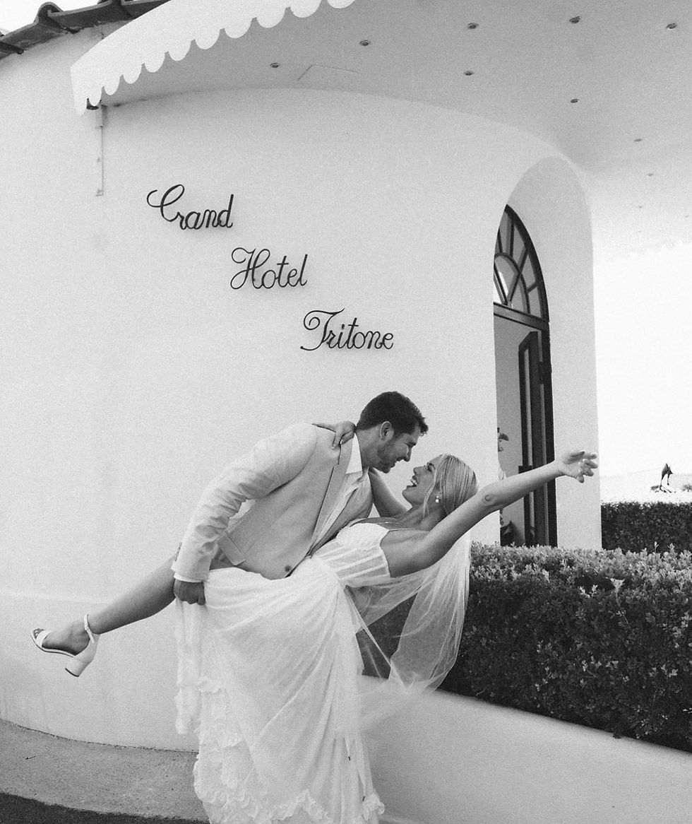 Thumbnail: V. Chapman Carmen Gown in White