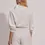 Thumbnail: Varley Hawley Half-Zip Sweatshirt in Ivory Marl