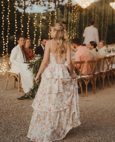 open lace back dress Joyfolie Girls Catrina Maxi Boho Dress in Dusty Rose, Size 6 main image 0