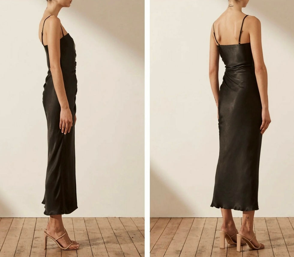 Thumbnail: Shona Joy Thalia Midi Dress in Black