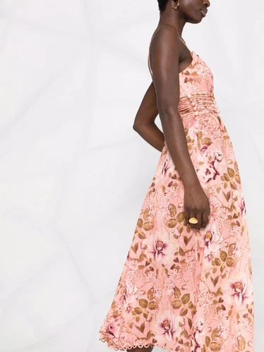 strapless open back dress Zimmermann main image 0