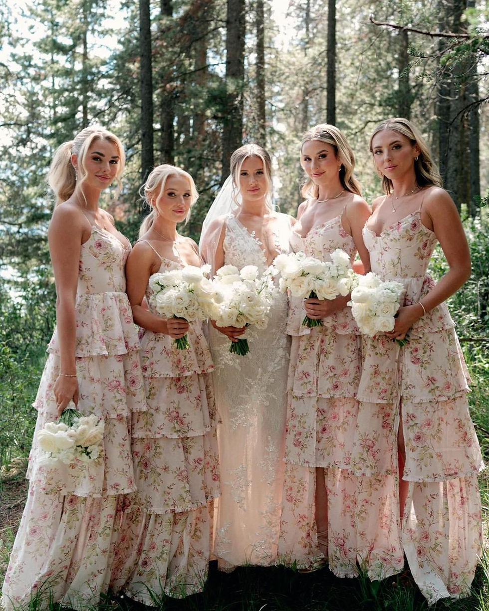 Thumbnail: V. Chapman Caterina Dress in Pink Rose Print