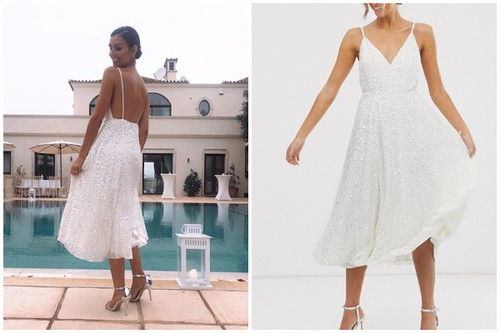 off shoulder dress with sleeves M1260