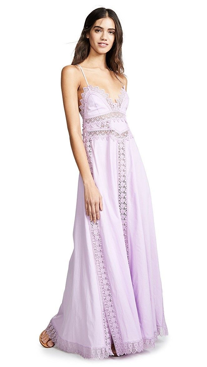 Charo Ruiz Ibiza Imagen Maxi Dress in Malva