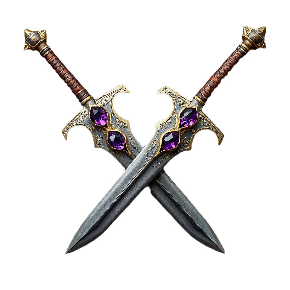 crossed daggers with amethyst stones on the hilt.png