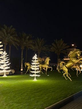 Entrance and driveway of Al Qasr hotel in Madinat Jumeirah, Dubai