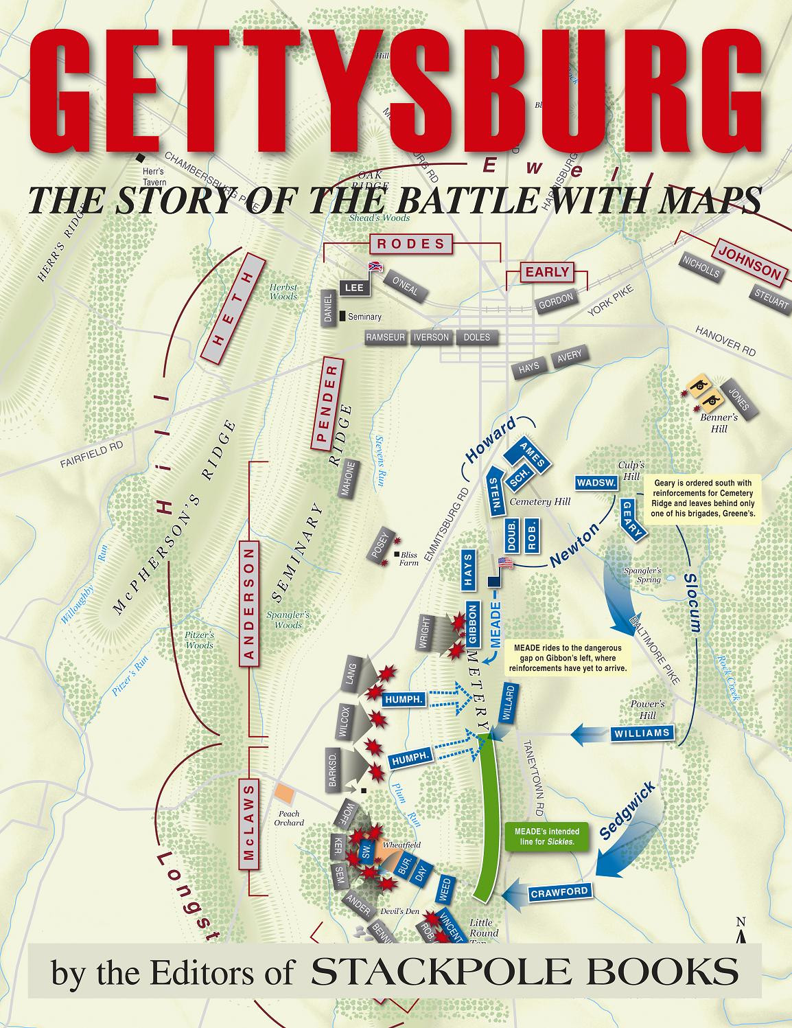 Gettysburg: The Story of the Battle with Maps
