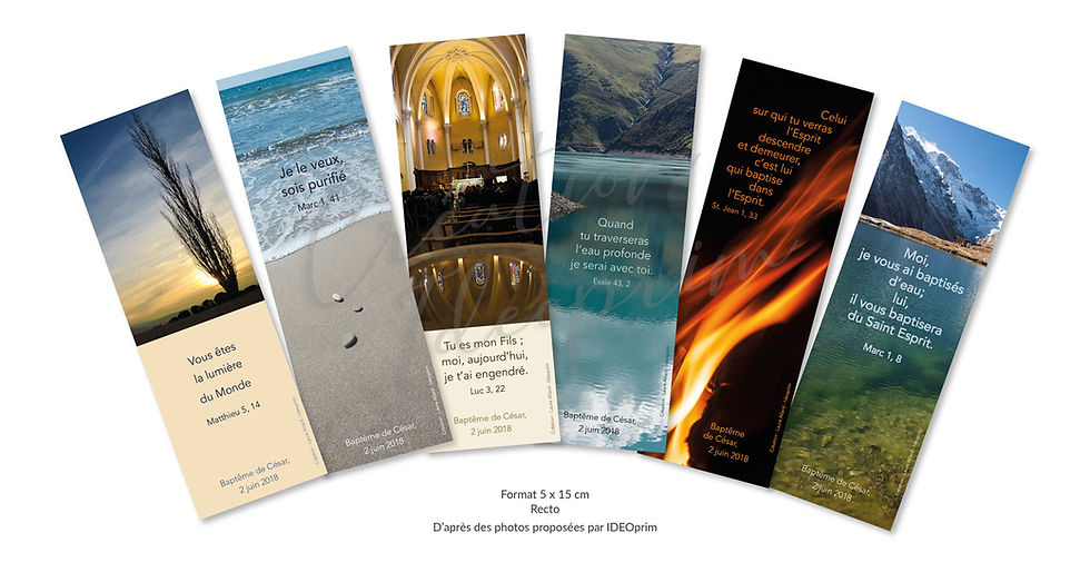 Miniature : Signet, carte souvenir baptême - Photos
