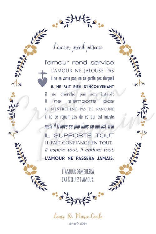 Saint Paul hymne de la charité prière des époux