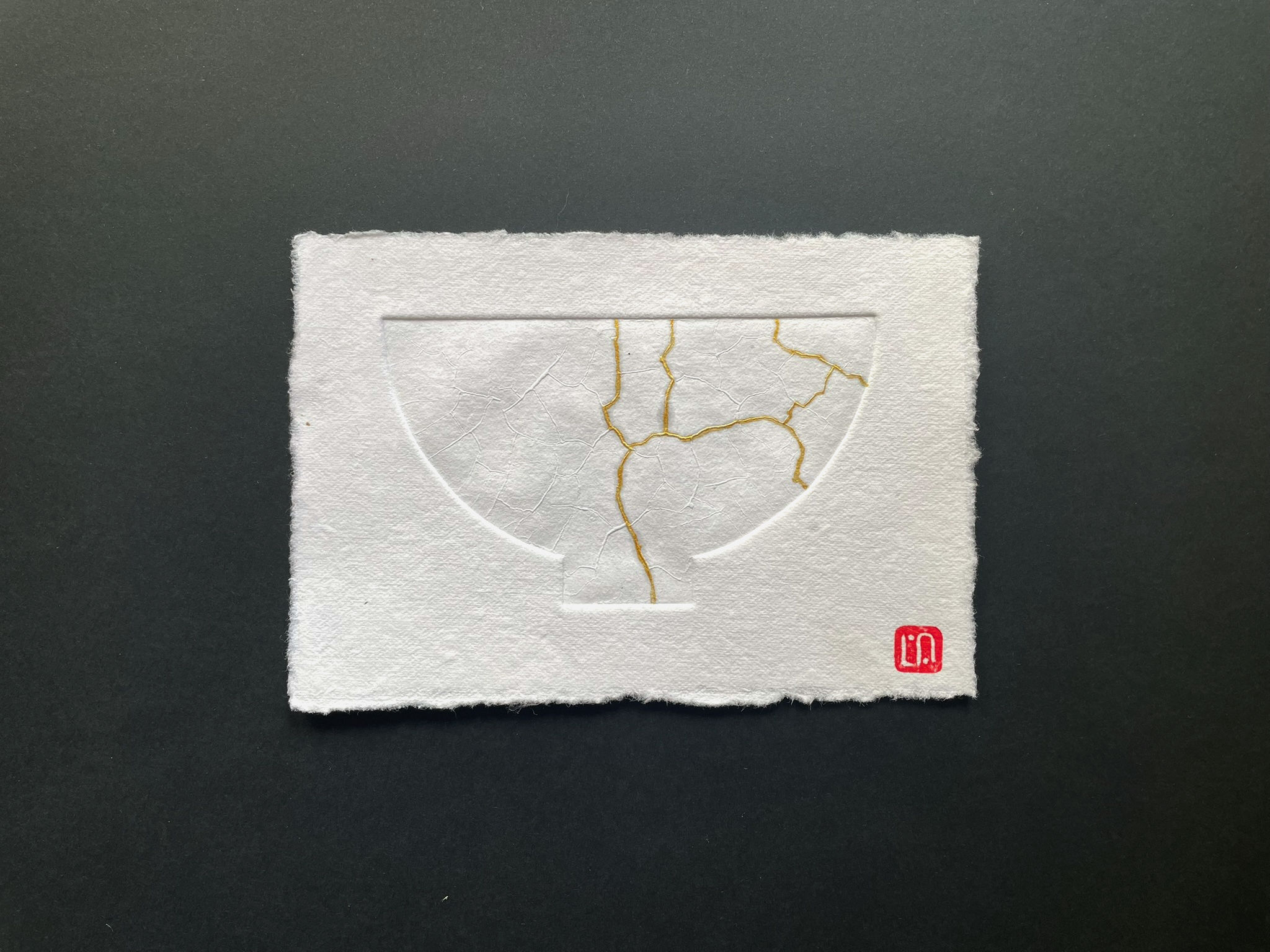 "Kintsugi bowl 2" original print