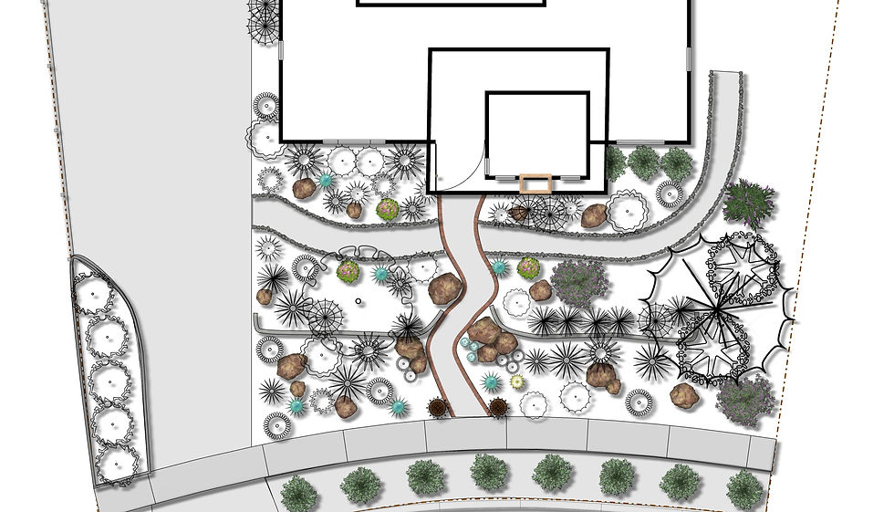 Plan View of Le Conte Drive