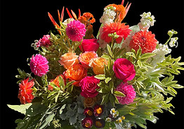 Floral DeVine Large Front Facing Fresh Flower Arrangement