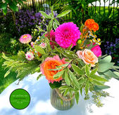 Garden Party Table Arrangement