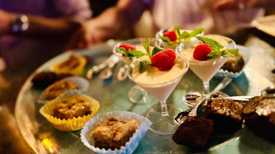 Arranged Food and Objects