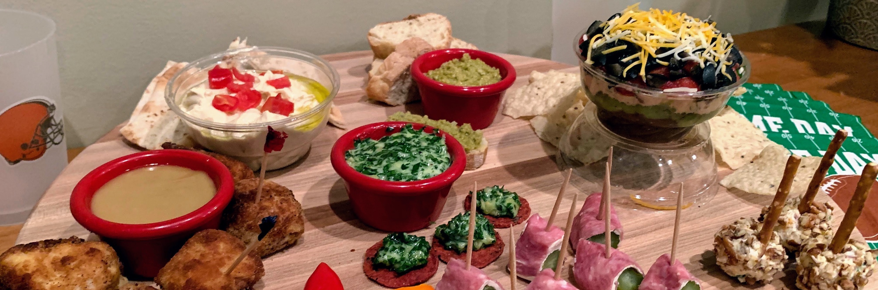 Arranged Food and Objects