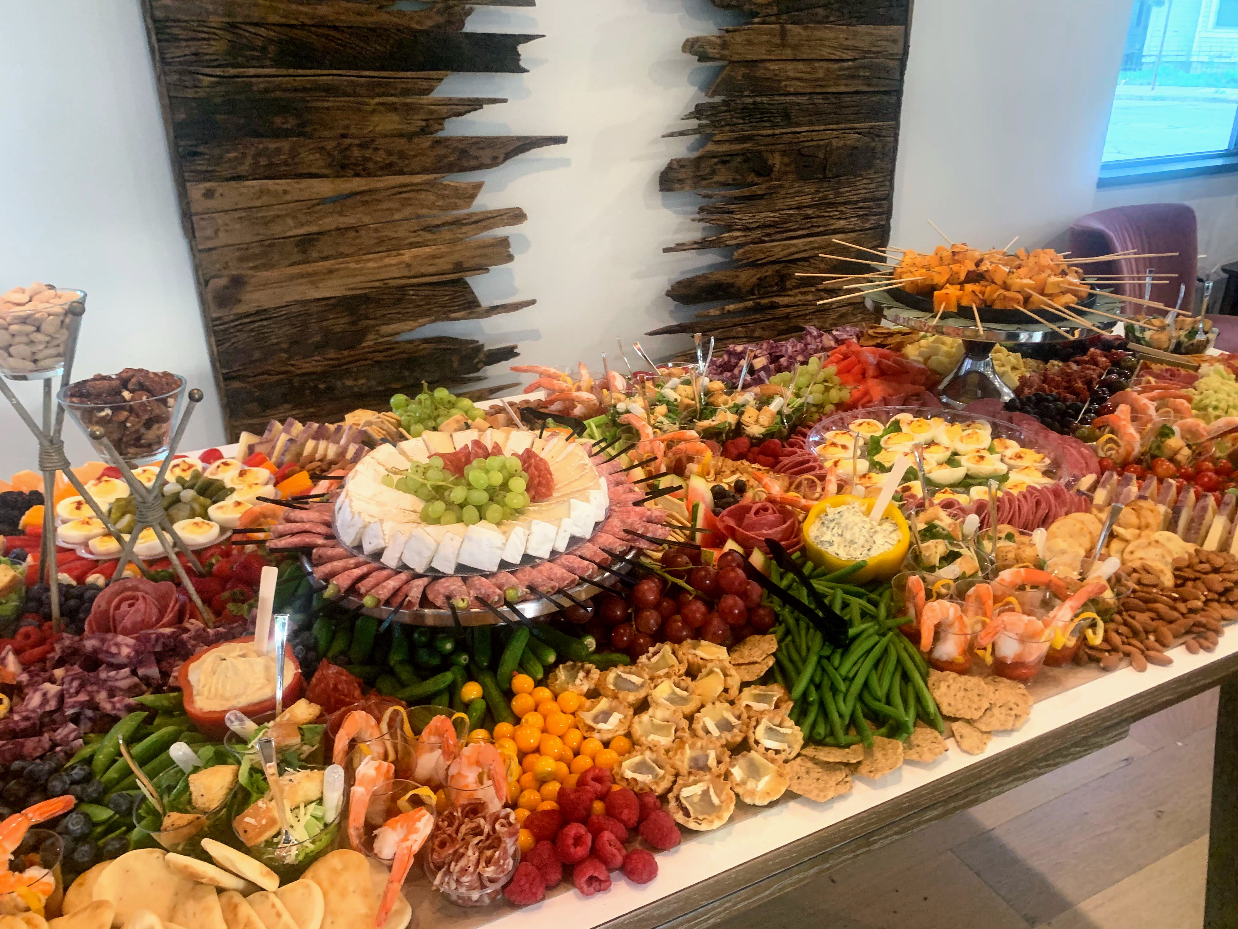 Arranged Food and Objects