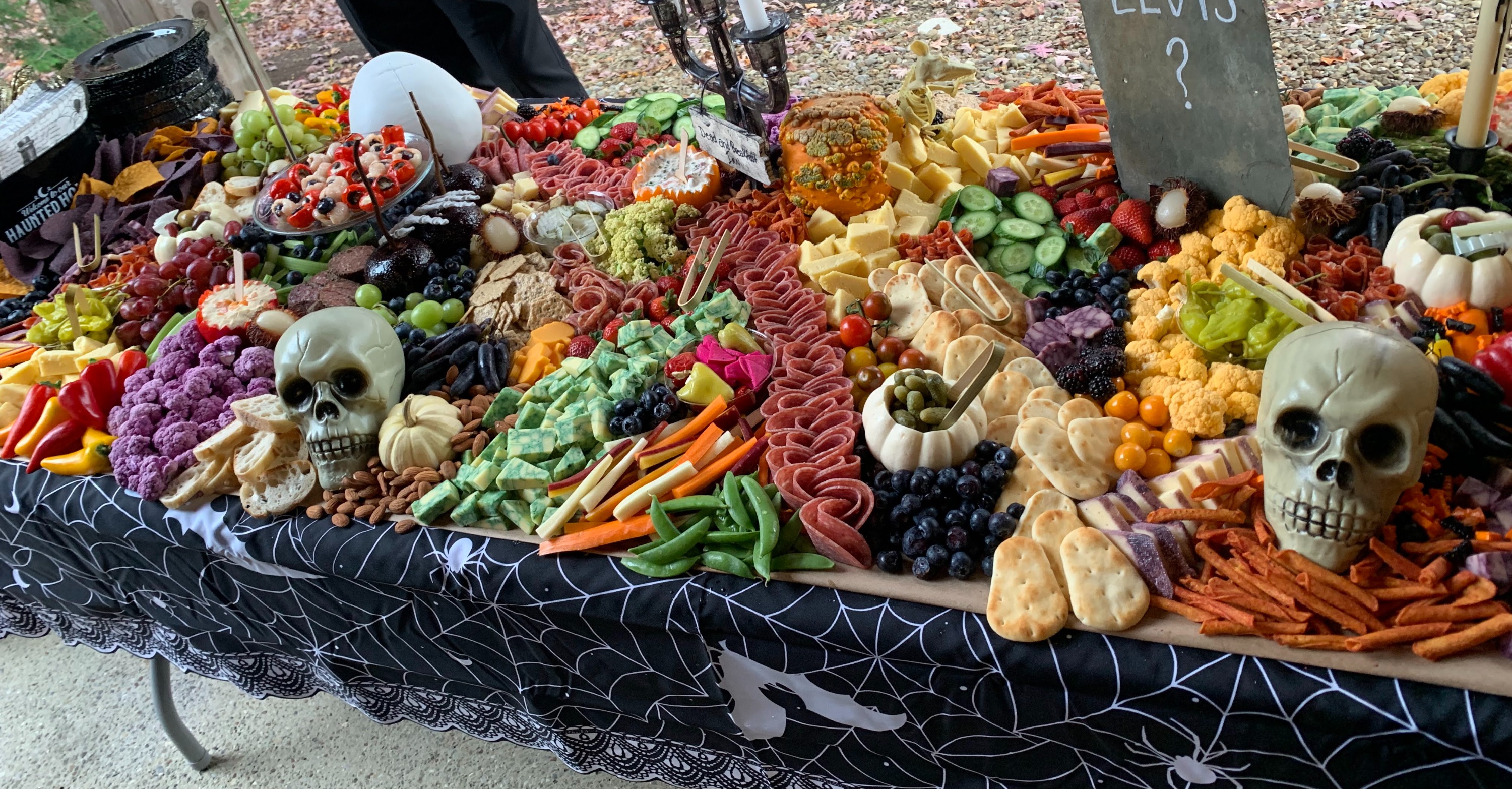 Arranged Food and Objects