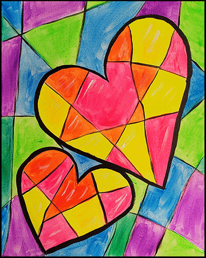 Neon Stained Hearts