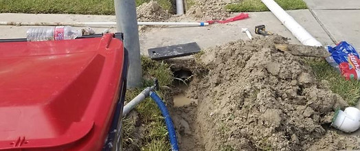 another pipe trench