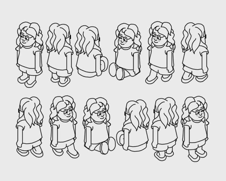 My character illustrations from 2018.