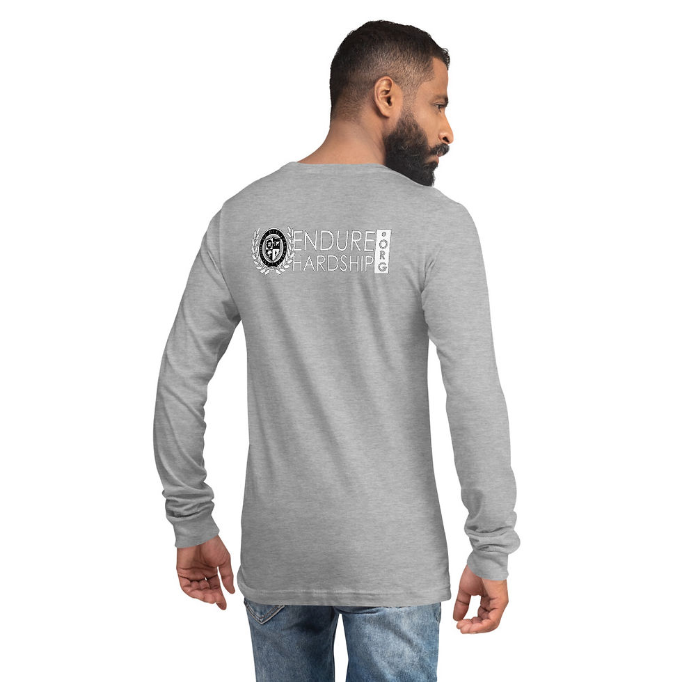 Thumbnail: Unisex JPs Lion Long Sleeve Tee WHT
