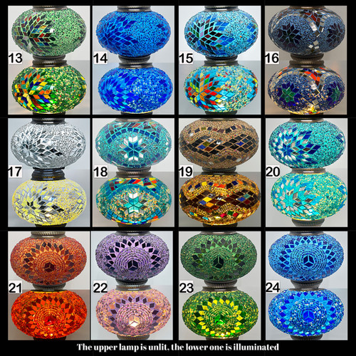 Lampe Suspendue Mosaïque Style Turc/marocain - Globe Multicolore, LED, 220V