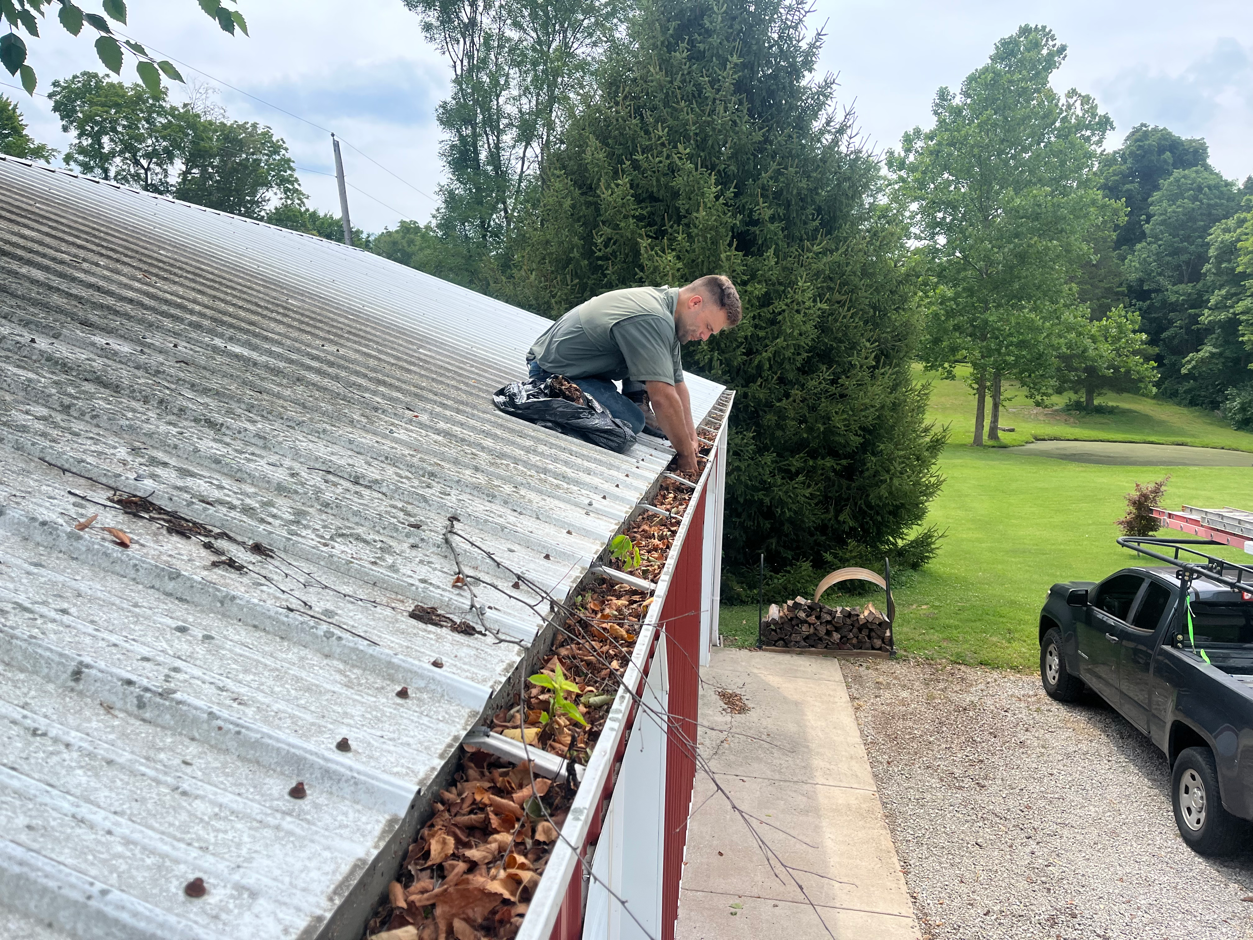 Gutter work from the Great Dane Gutters project photo collection