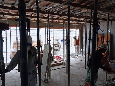 集合住宅の上棟@東京都大田区