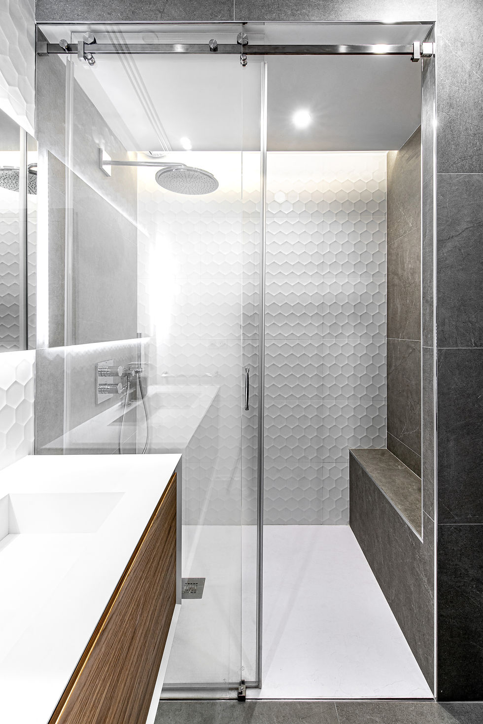salle de bain moderne - BERNARD Intérieur