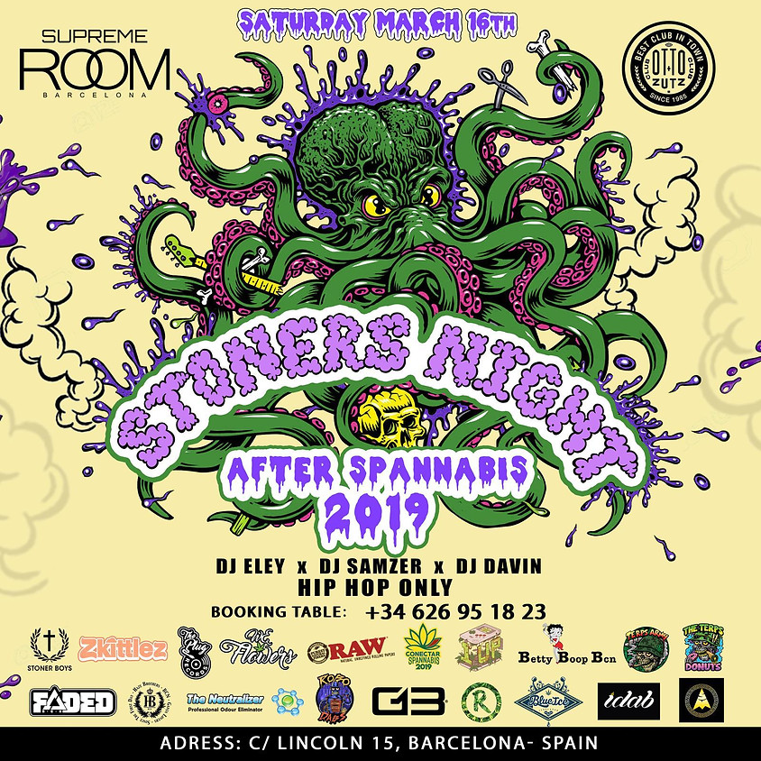 SUPREME ROOM - AFTER SPANNABIS 2019 PARTY
