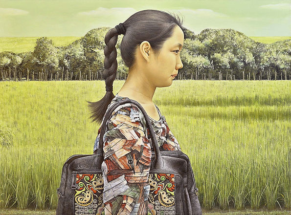 The breeze is fragrant with rice | Acrylic