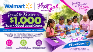 HeyyGirl Foundation Receives $1,000 Walmart Spark Good Local Grant