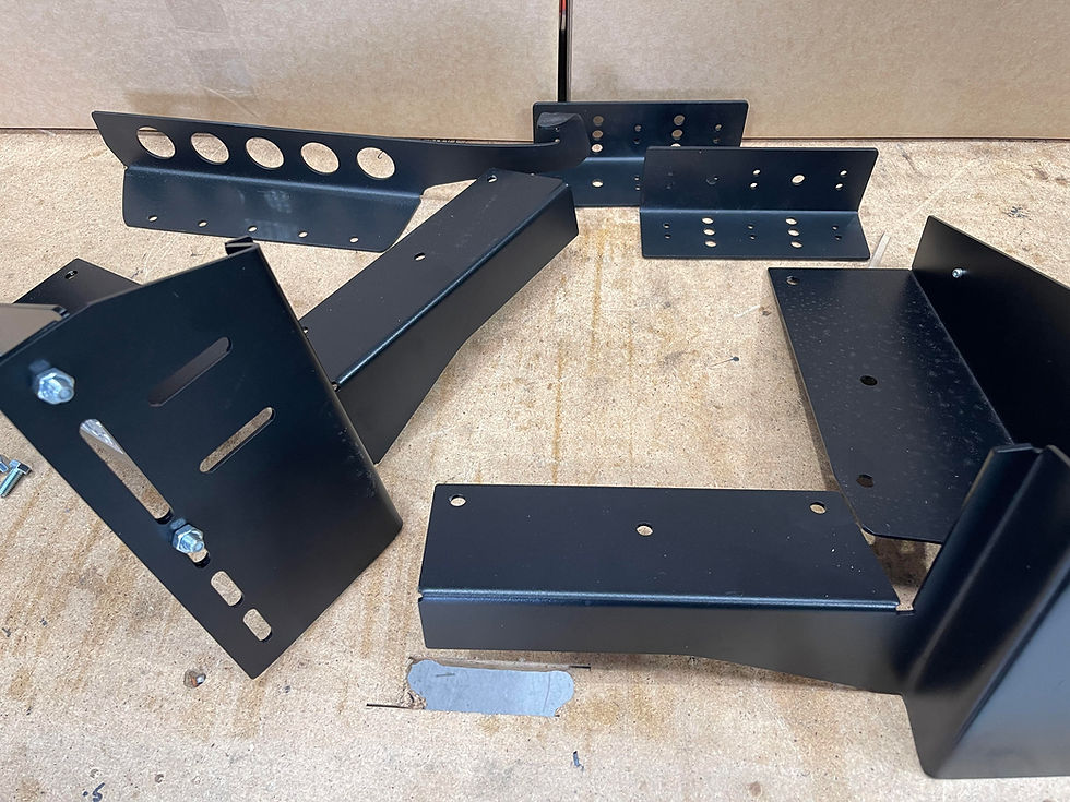 Thumbnail: Awning to Top Plate of Hybrid POP TOP wall brackets
