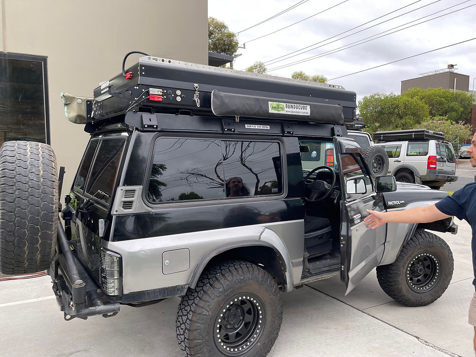 GQ Patrol Tough Touring Gutter Rack | www.toughtouring.com