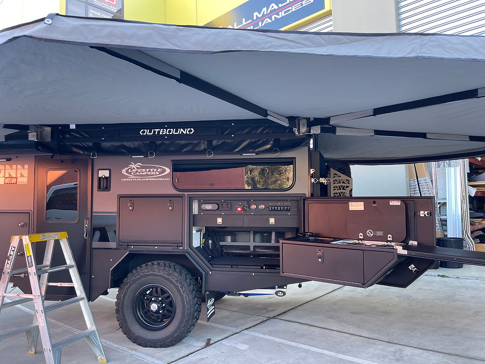Awning to Hybrid POP TOP ROOF Camper brackets