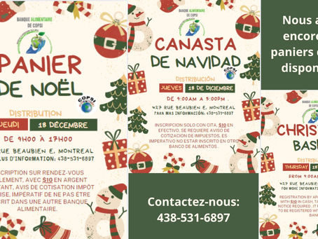 Panier de Noël - Christmas basket - Canasta de Navidad