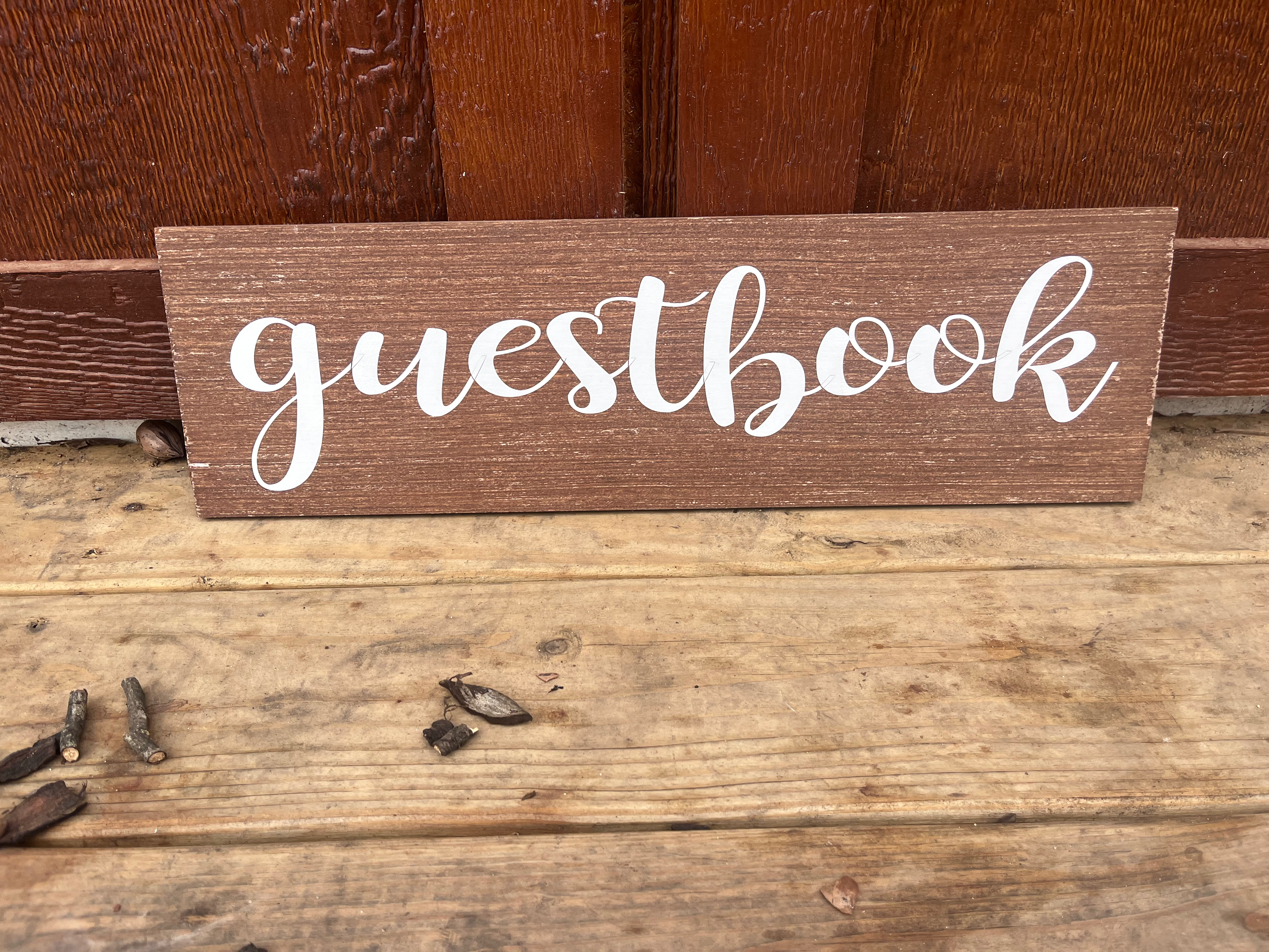 Guestbook sign