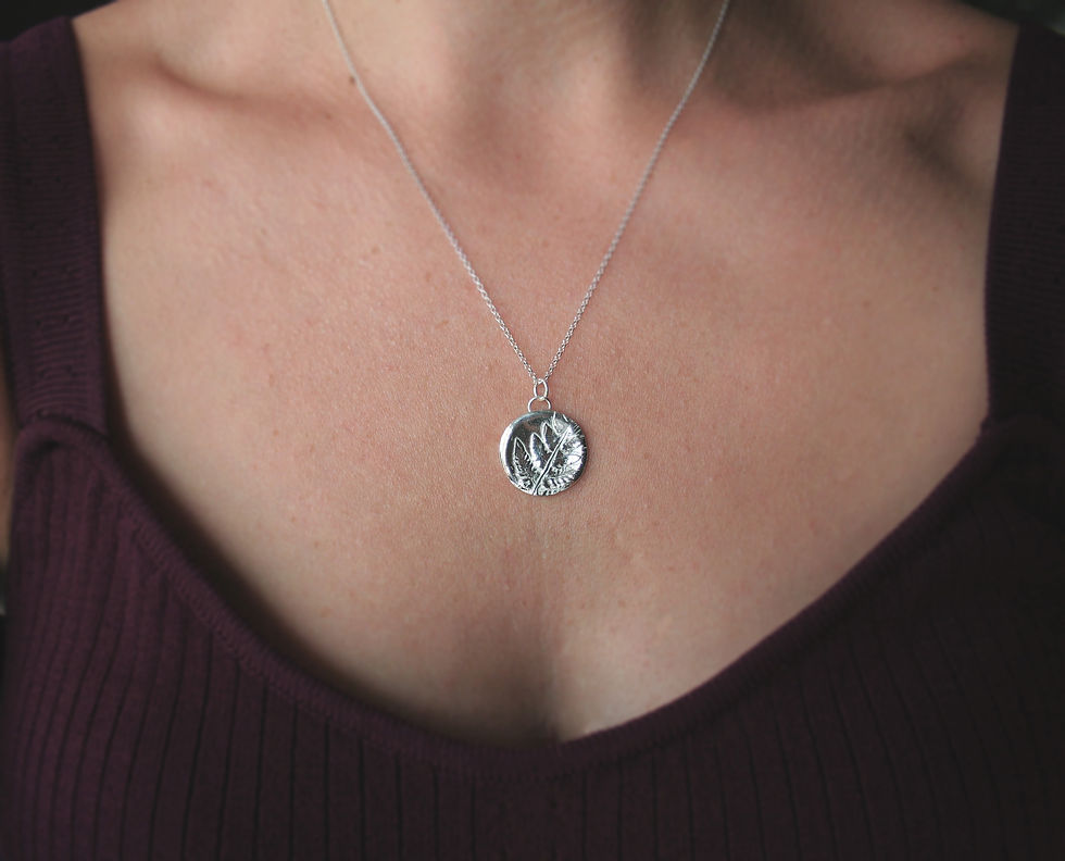 Thumbnail: Fern Pendant in Silver