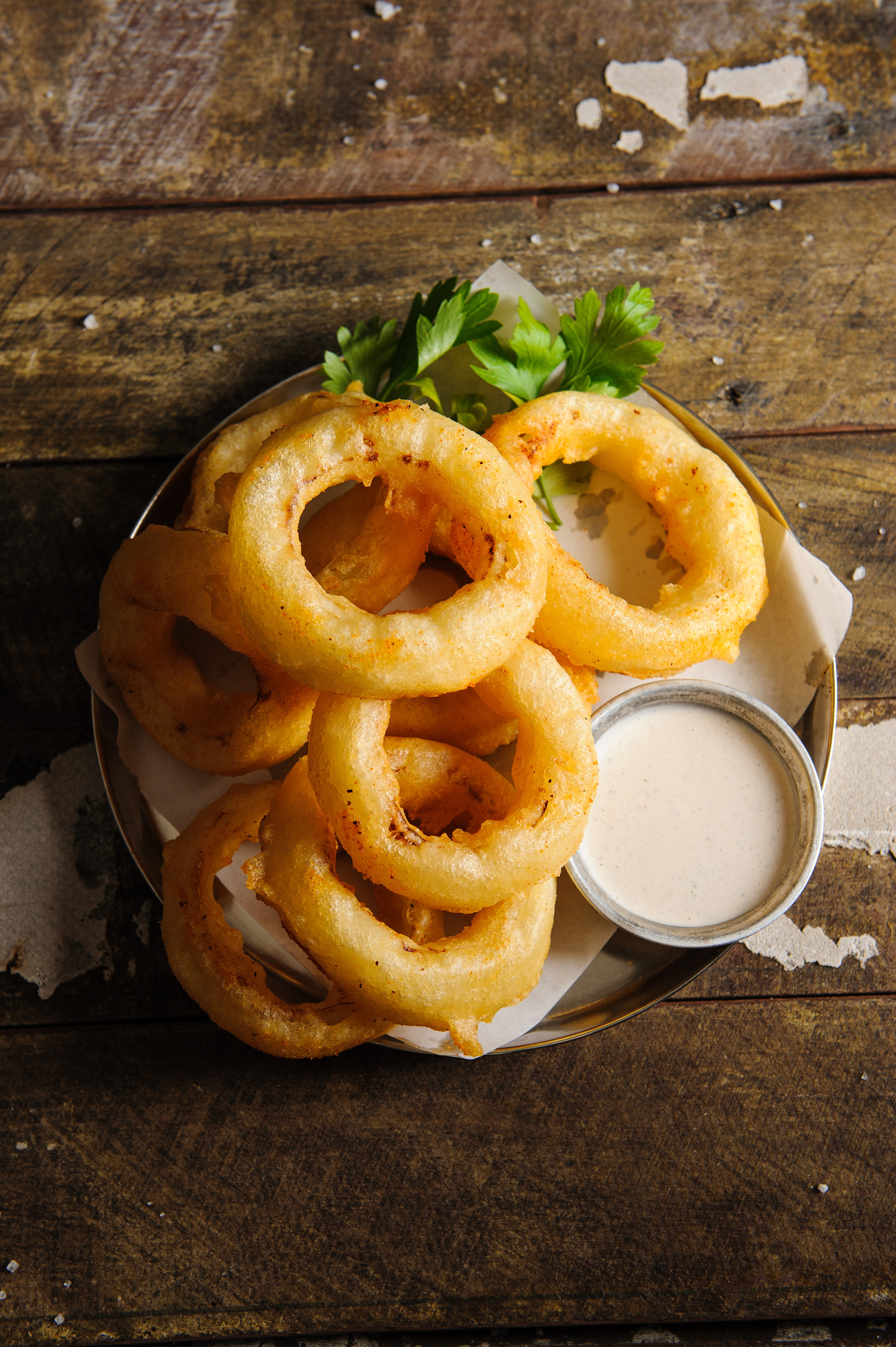 The Smoke BBQ American BBQ Restaurant New Farm Onion Rings