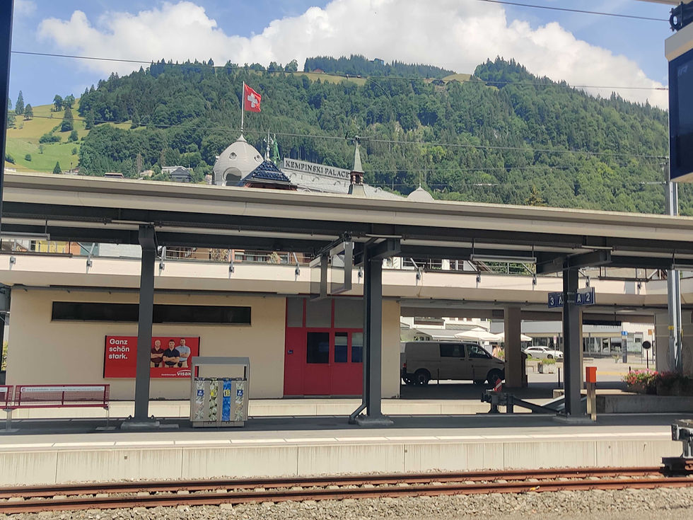 Turns out taking trains with fellow participants just means extending the event! One final view of the venue before traveling back home.