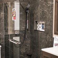 Shower compartment on display