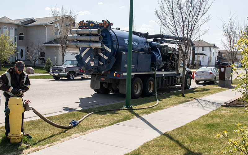 Sump Cleaning in the Edmonton Area Parkade Sump Cleaning Canessco