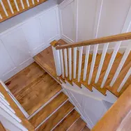 Newly renovated staircase