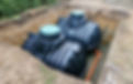 Installation of 2 septic tanks