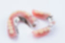A picture of a set of partial dentures.