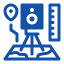 Icon for locating property corners