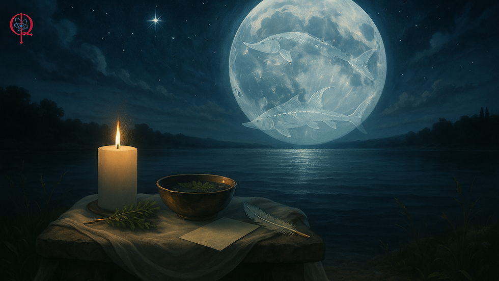 rituale di purificazione con erbe sacre al chiaro della luna piena
